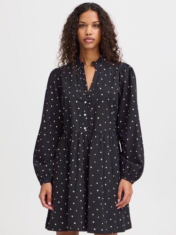 ICHI - Vestido 'Qwissa' em preto: frente