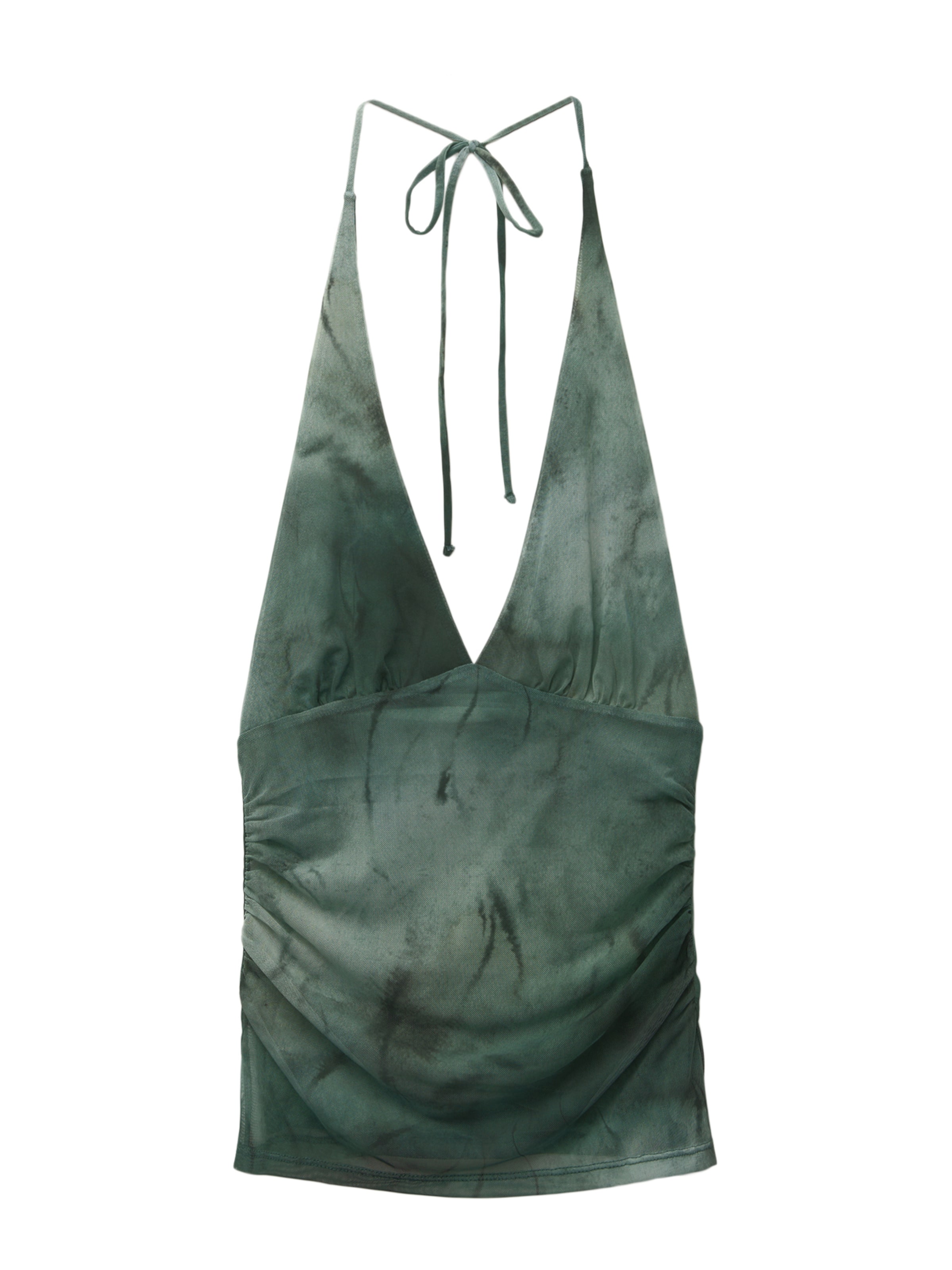 Pull&BearTop - zelena boja: prednji dio