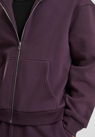 Urban Classics Sweat jacket in Purple