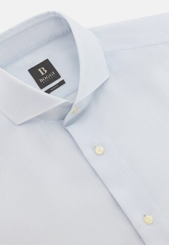 Boggi Milano Regular Fit Hemd in Blau
