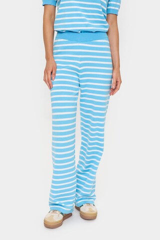 SAINT TROPEZ Regular Hose 'MilaSZ' in Blau: Vorderseite