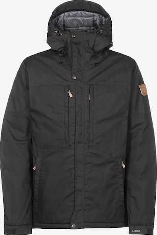 Fjällräven Winter Jacket in Black: front
