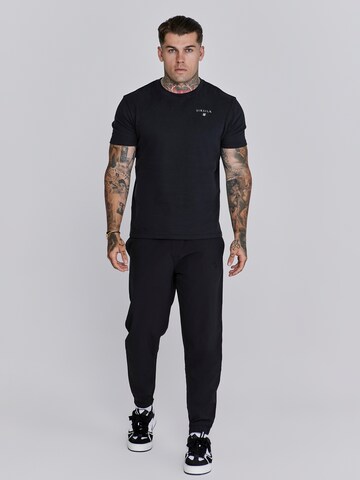 Tapered Pantaloni di SikSilk in nero
