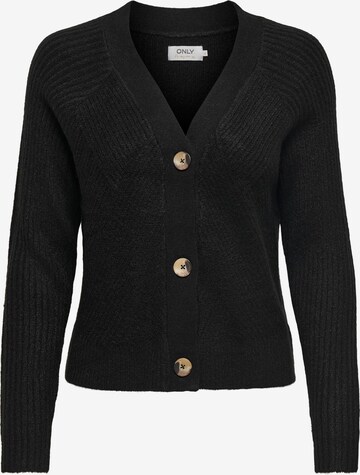 ONLY Strickjacke 'Carol' in Schwarz: predná strana