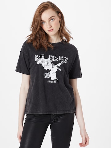 T-shirt 'Ola' BE EDGY en noir : devant