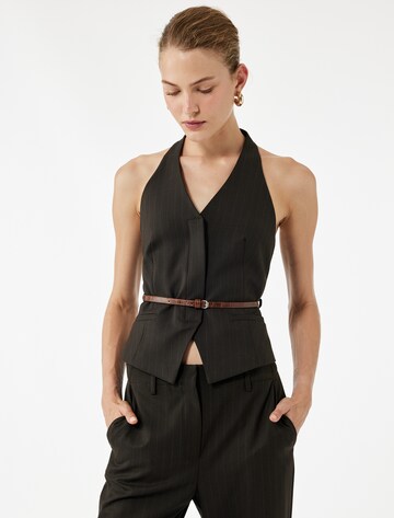 Koton Weste in Schwarz: Vorderseite