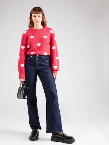 Pull-over 'PCRINA' PIECES en rose