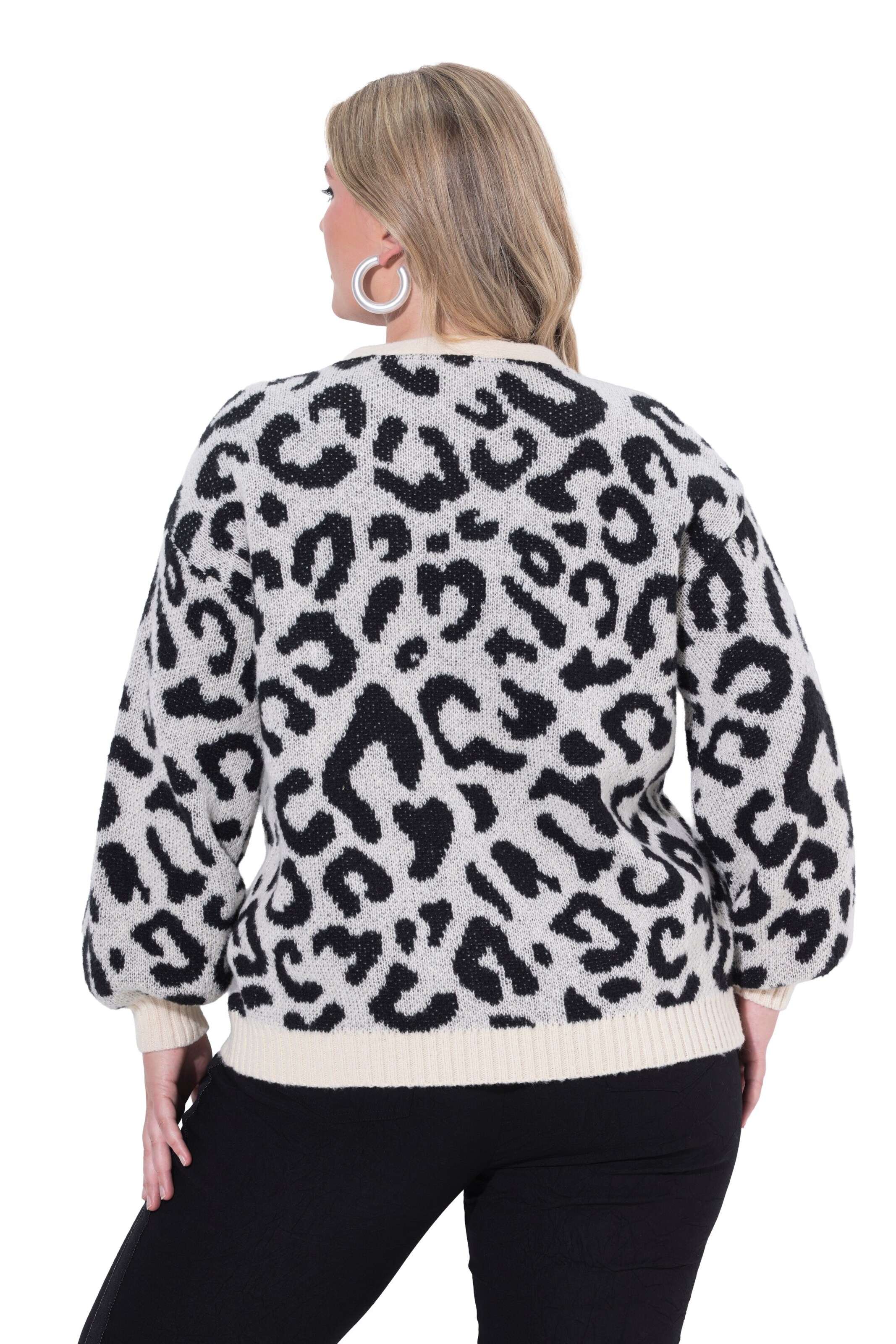 MIAMODA Gebreid vest in Wit