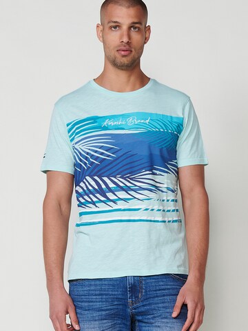 T-Shirt KOROSHI en vert : devant