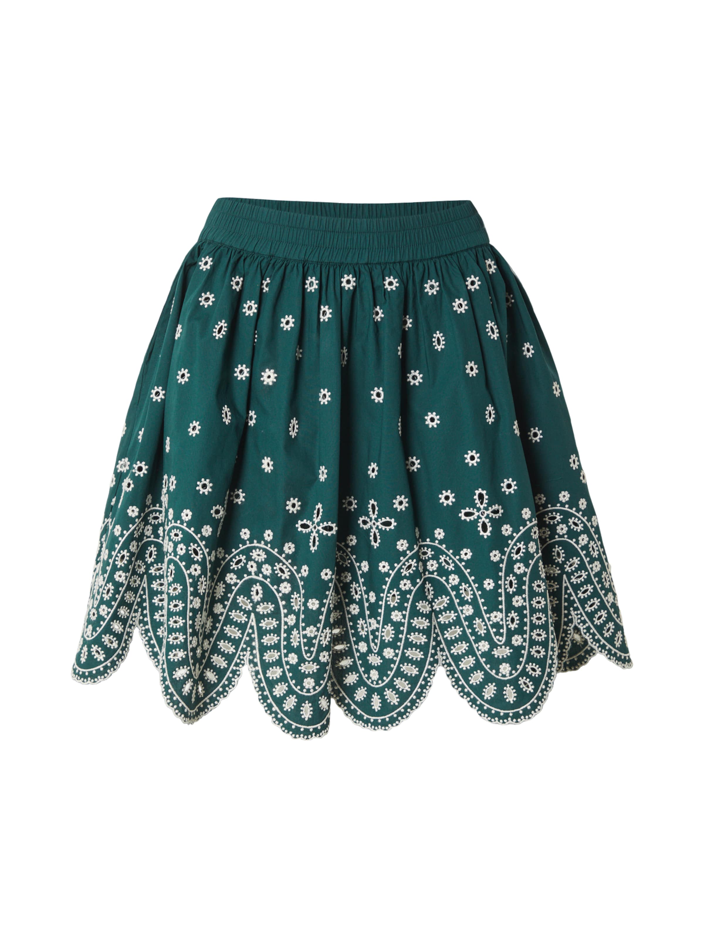 Jupe 'KARTER' Essentiel Antwerp en vert : devant