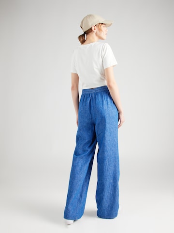 Wide leg Pantaloni di s.Oliver in blu