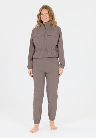 Athlecia Trainingsjacke 'Hero V2' in Braun