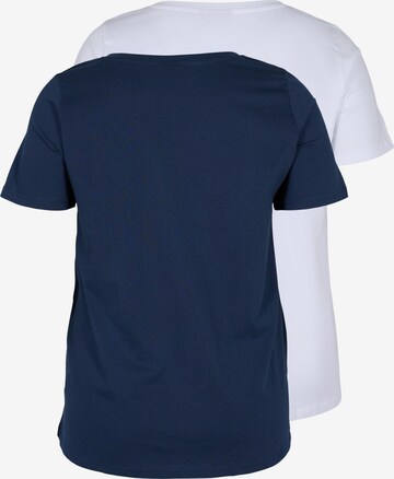 T-shirt Zizzi en bleu