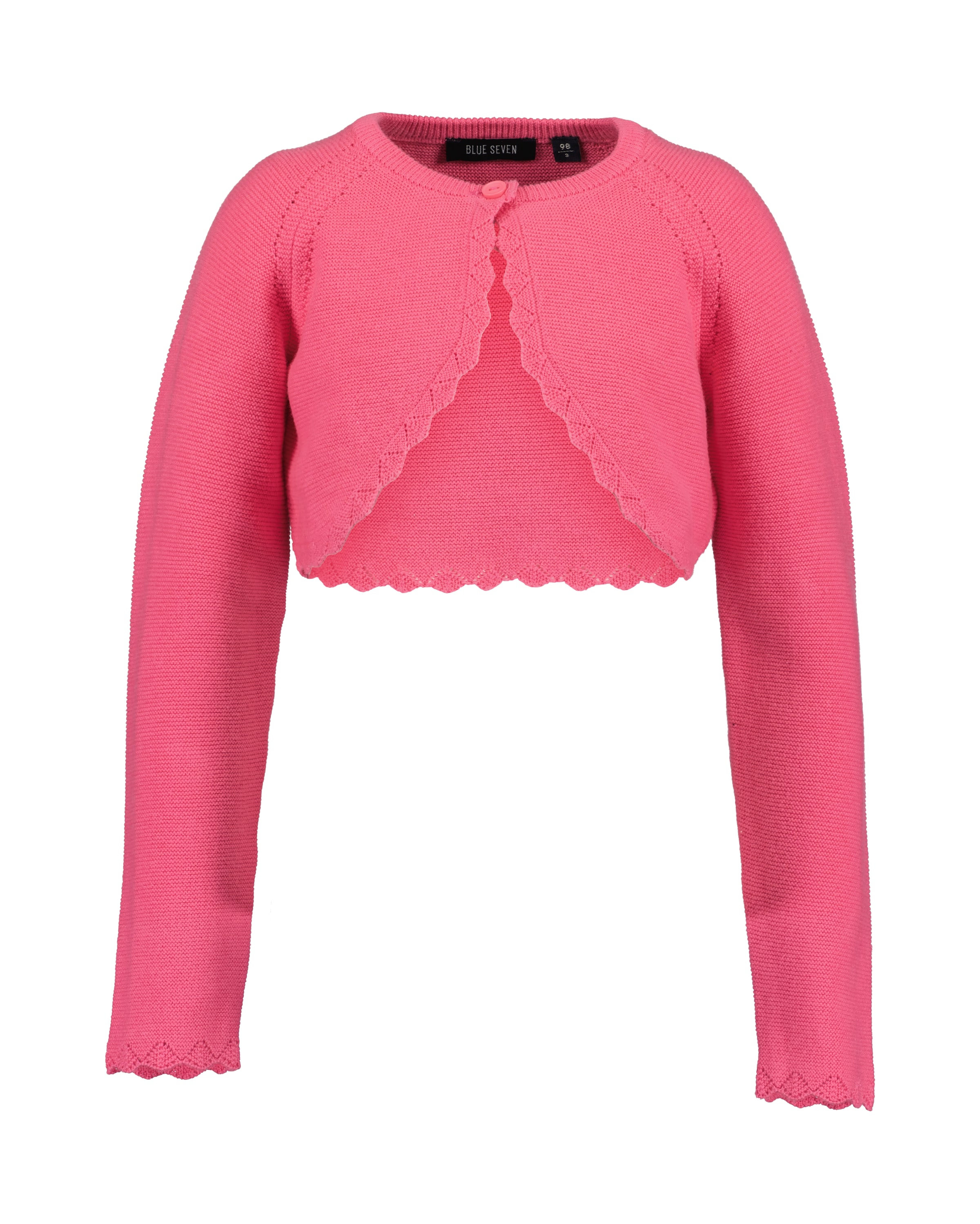 BLUE SEVEN Knit Cardigan in Pink: front