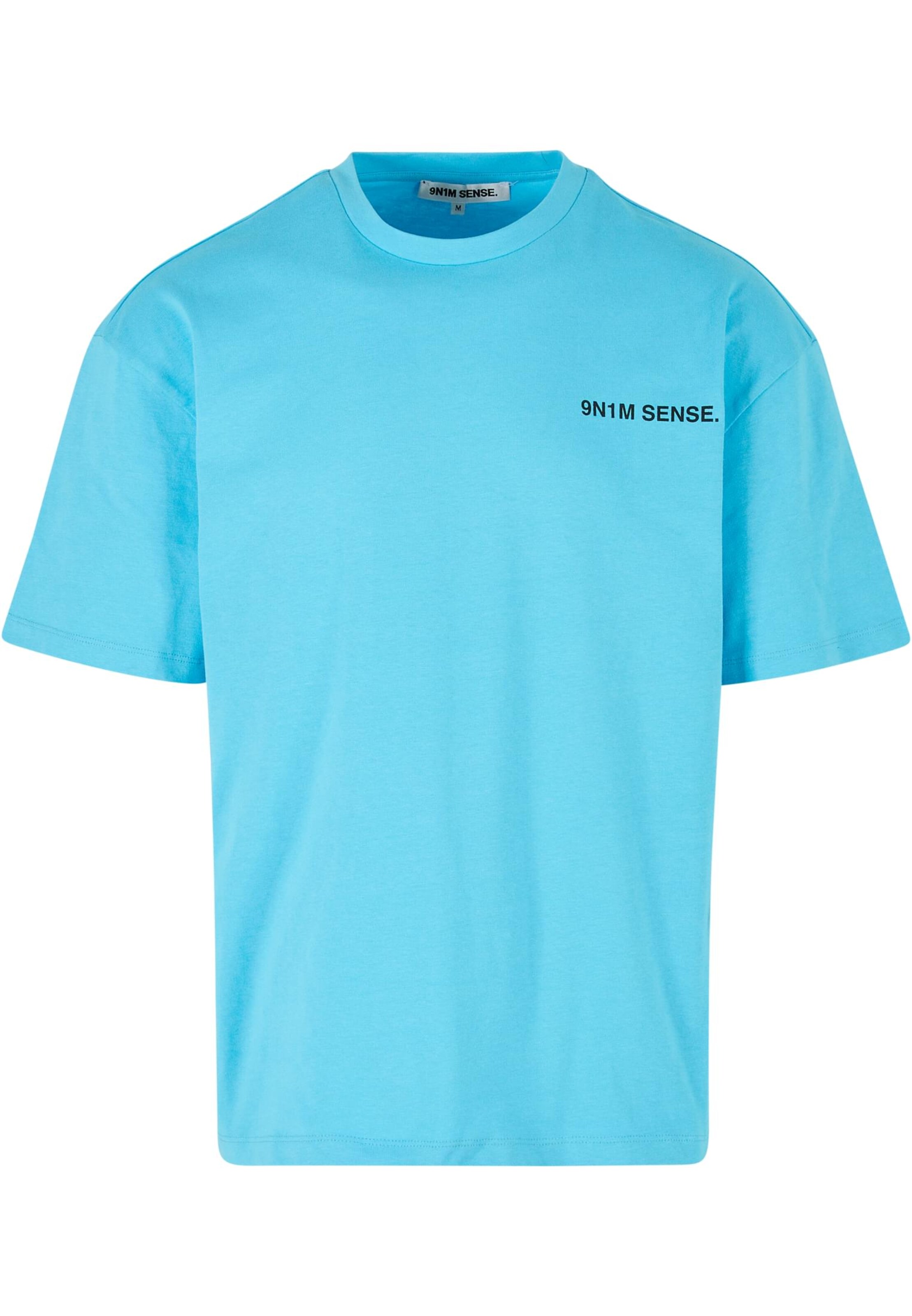 9N1M SENSE Tričko - Modrá: predná strana