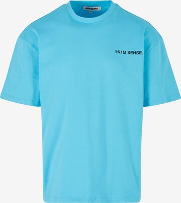 9N1M SENSE Shirt in Blauw: voorkant