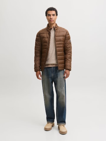 JACK & JONES Overgangsjakke 'JJEKingsley' i brun