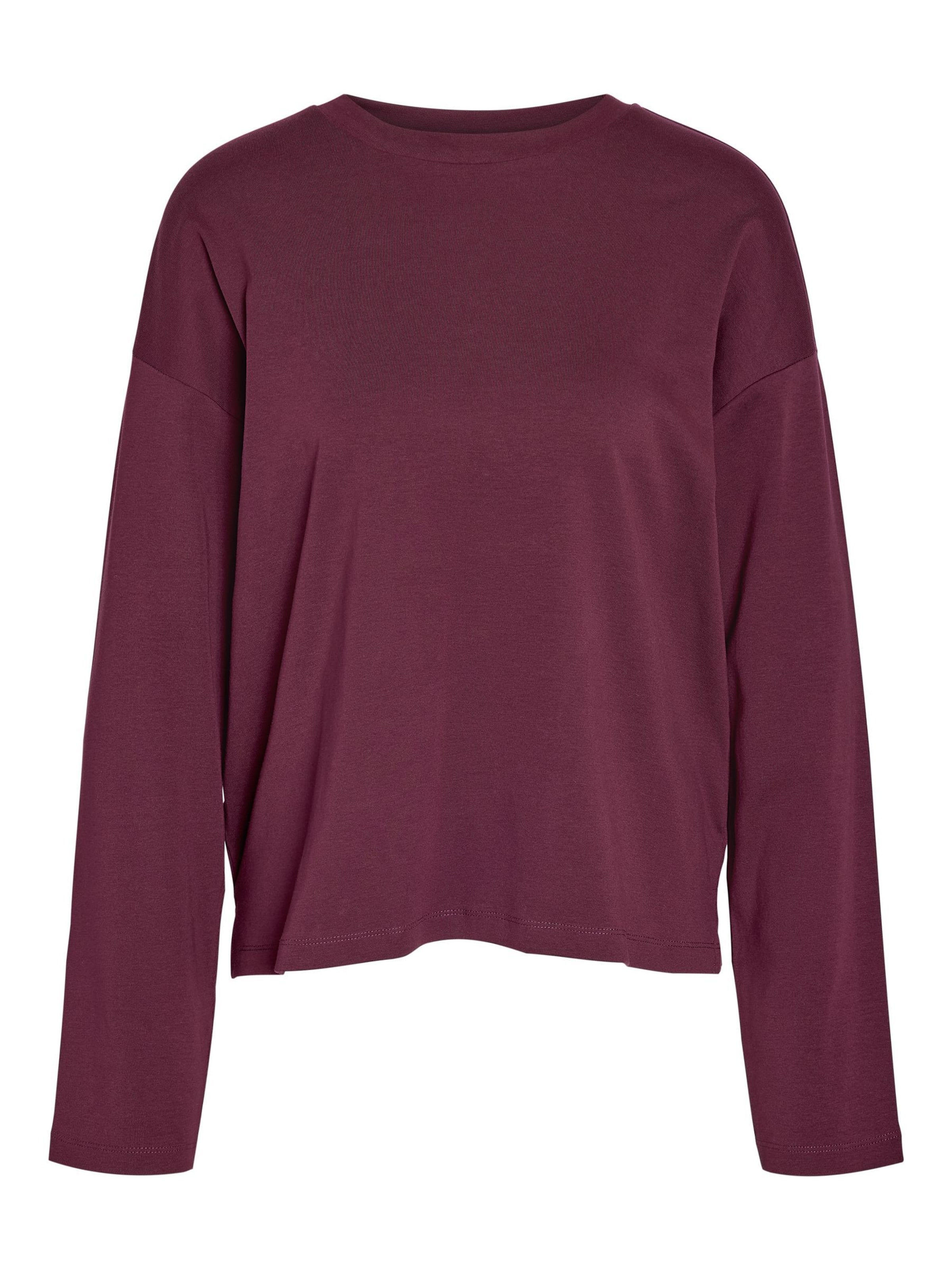 Noisy may Shirt 'NMMocca' in Lila: voorkant