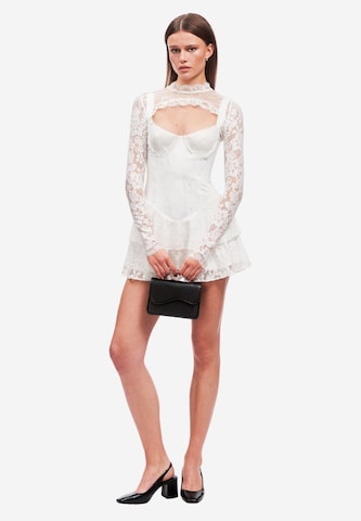 OW Collection Cocktail dress 'NORI' in White