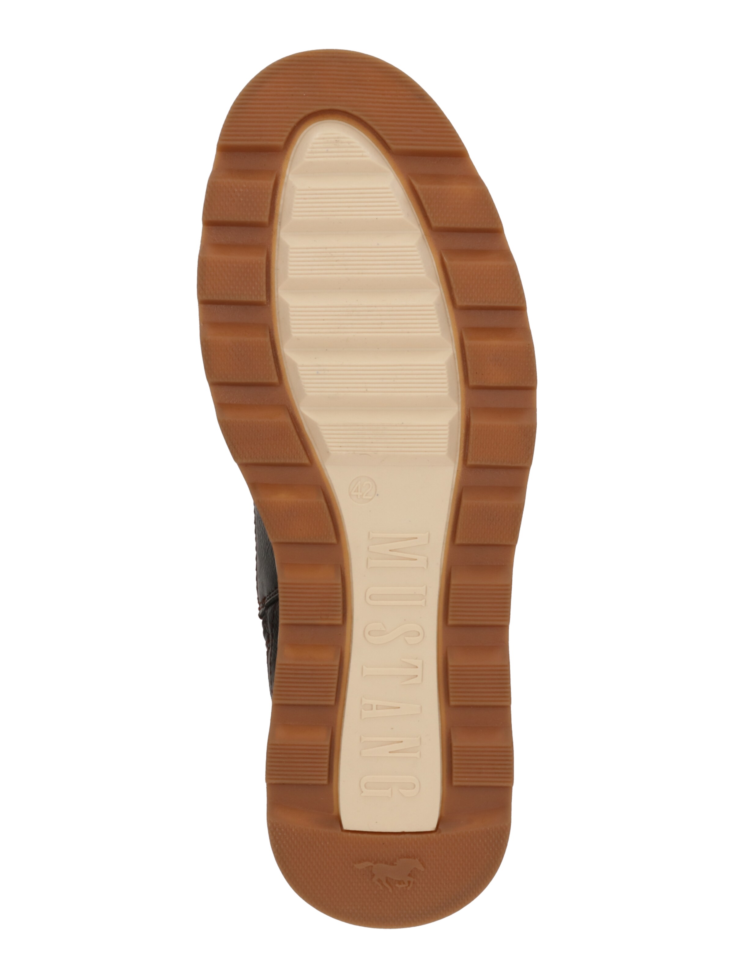 MUSTANGČizme na vezanje - crna boja