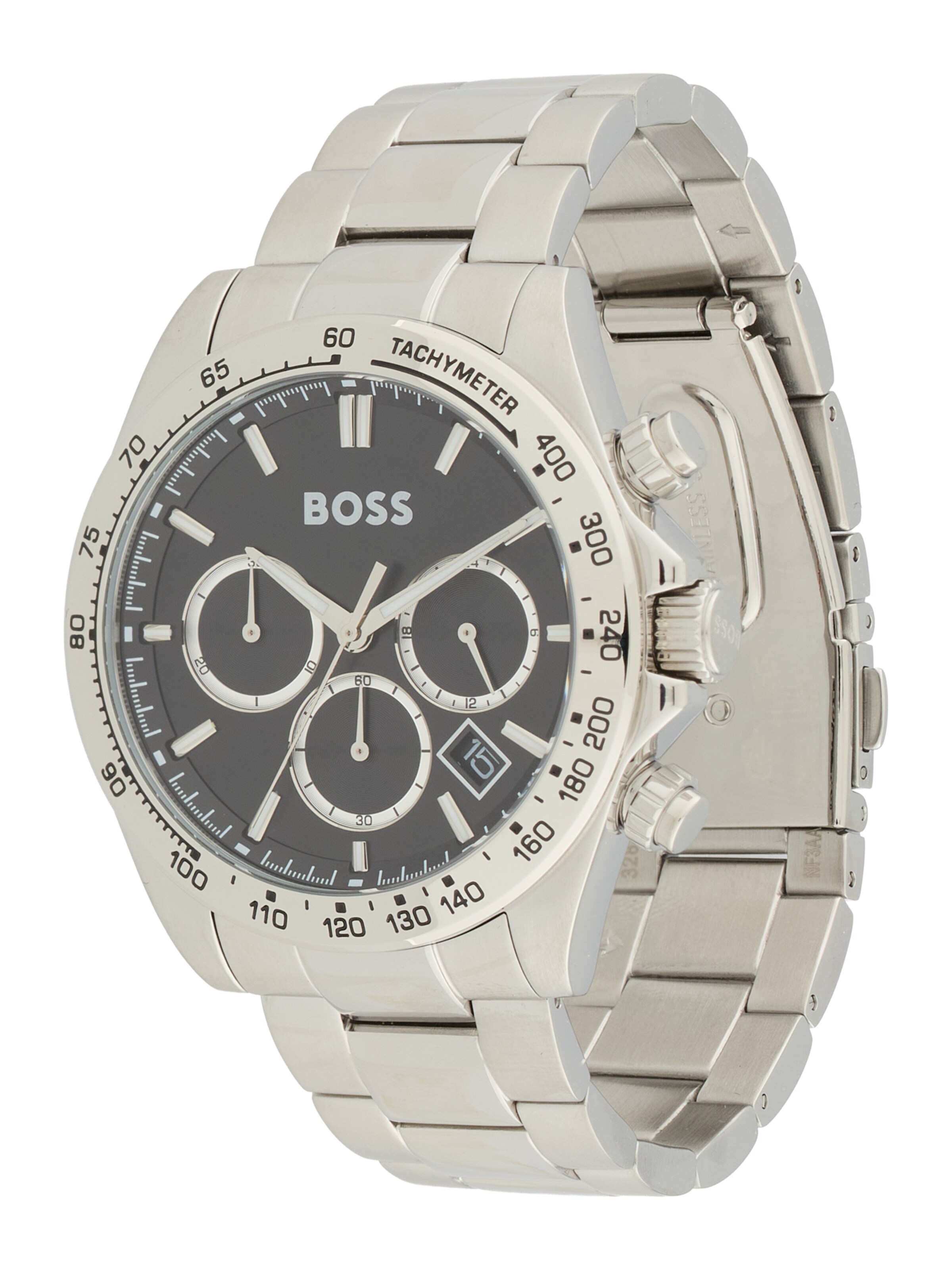 Montre à affichage analogique 'Hero 2.0' BOSS en argent : devant