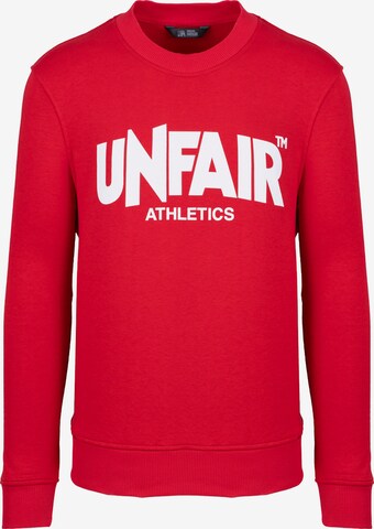 Unfair Athletics Sweatshirt in Rot: predná strana