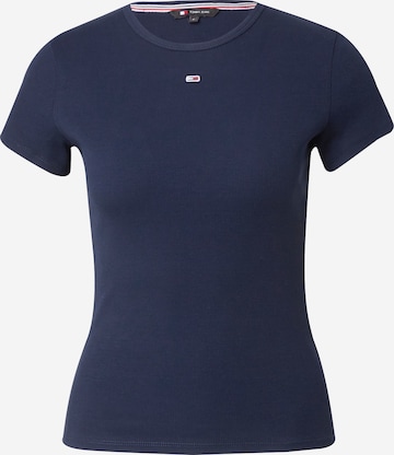 Tommy Jeans T-Shirt 'ESSENTIAL' in Blau: predná strana