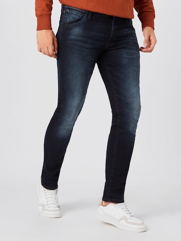 JACK & JONES - Slimfit Calças de ganga 'Glenn' em azul: frente