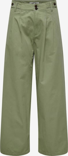 ONLY Pantalon à pince en vert, Vue avec produit
