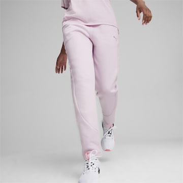 Regular Pantalon de sport PUMA en violet : devant