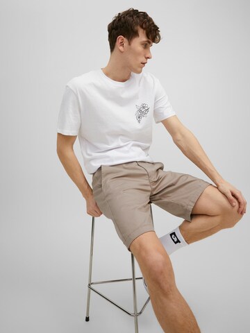 JACK & JONES - regular Pantalón chino 'Pablo' en beige