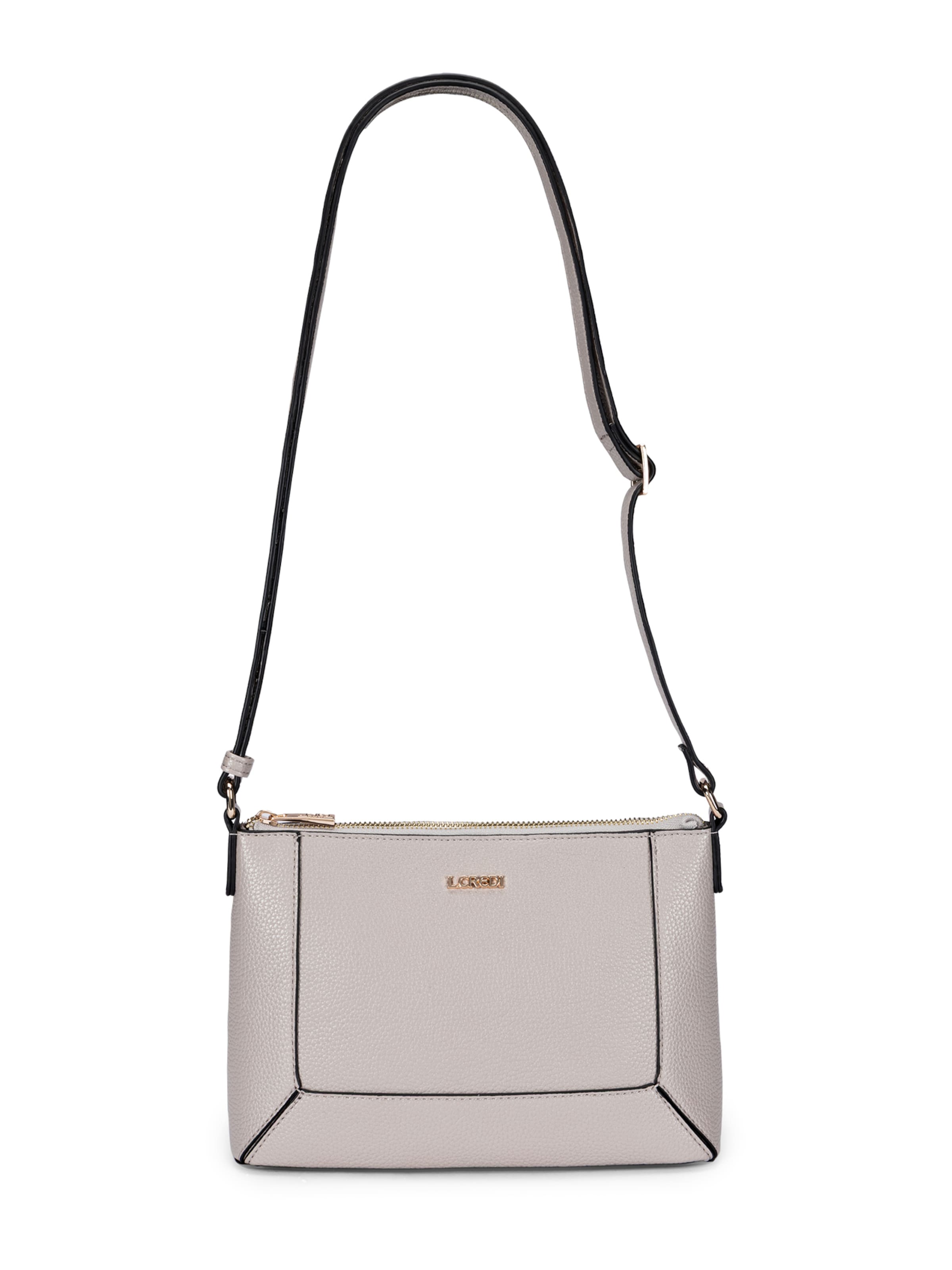 L.CREDI Umhängetasche 'Sapphira' in Beige: Vorderseite