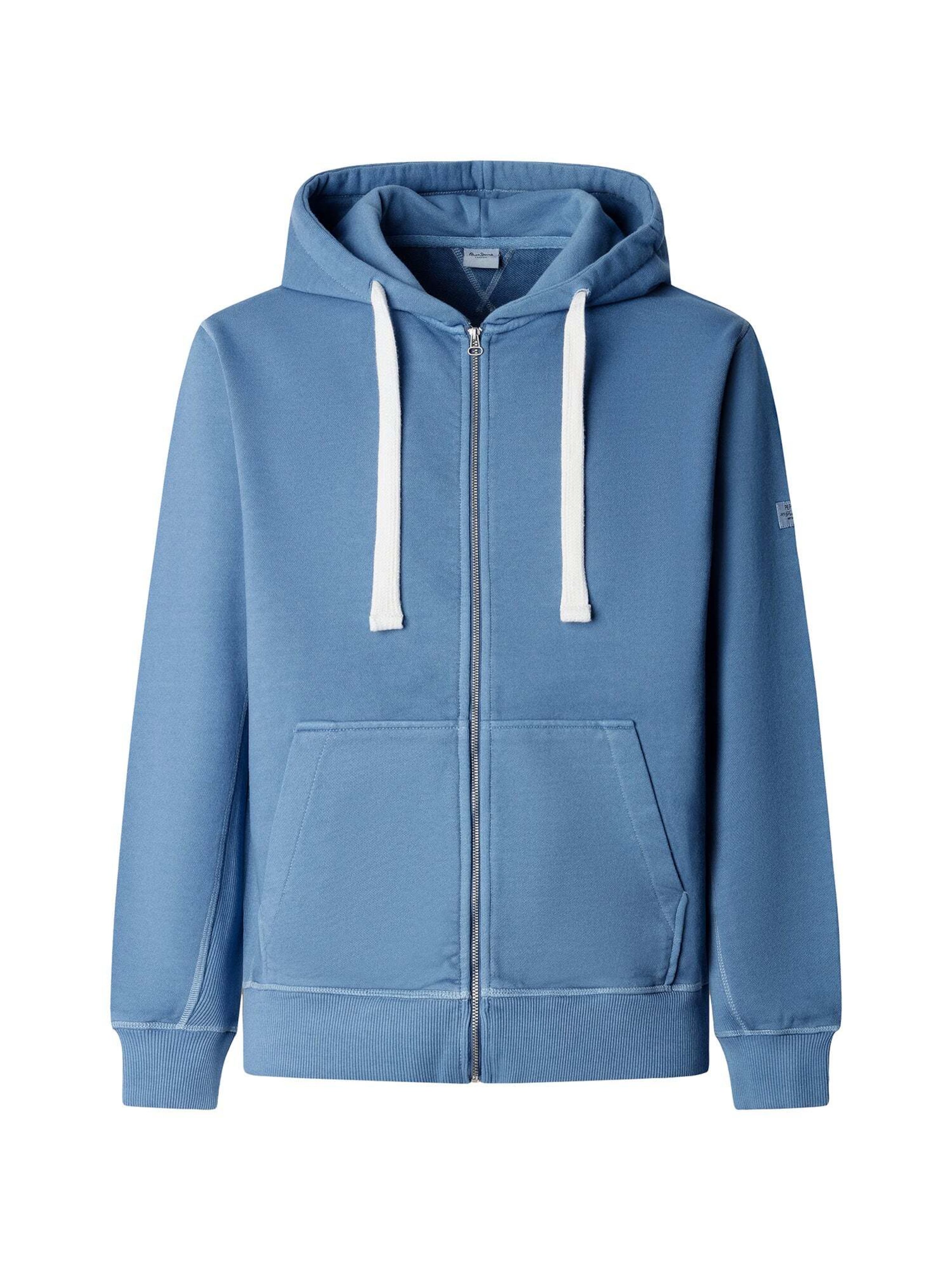 Giacca di felpa 'Jasper' di Pepe Jeans in blu: frontale