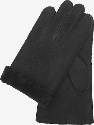 Gretchen Full Finger Gloves in Black: front