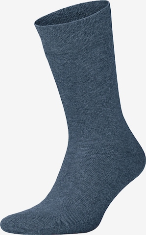 Hudson Socken 'Relax Cotton' in Blau: Vorderseite