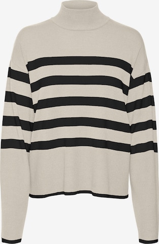 VERO MODA Pullover 'Happiness' in Beige: predná strana