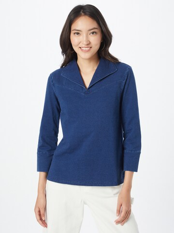 Thought Shirt in Blau: predná strana