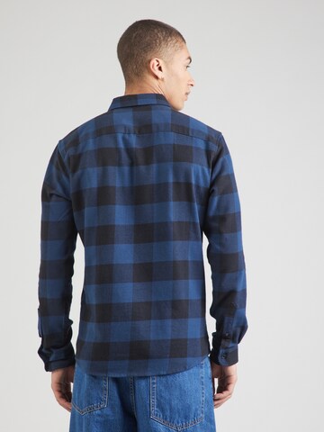 Only & Sons Slim fit Button Up Shirt 'ONSGudmund' in Blue