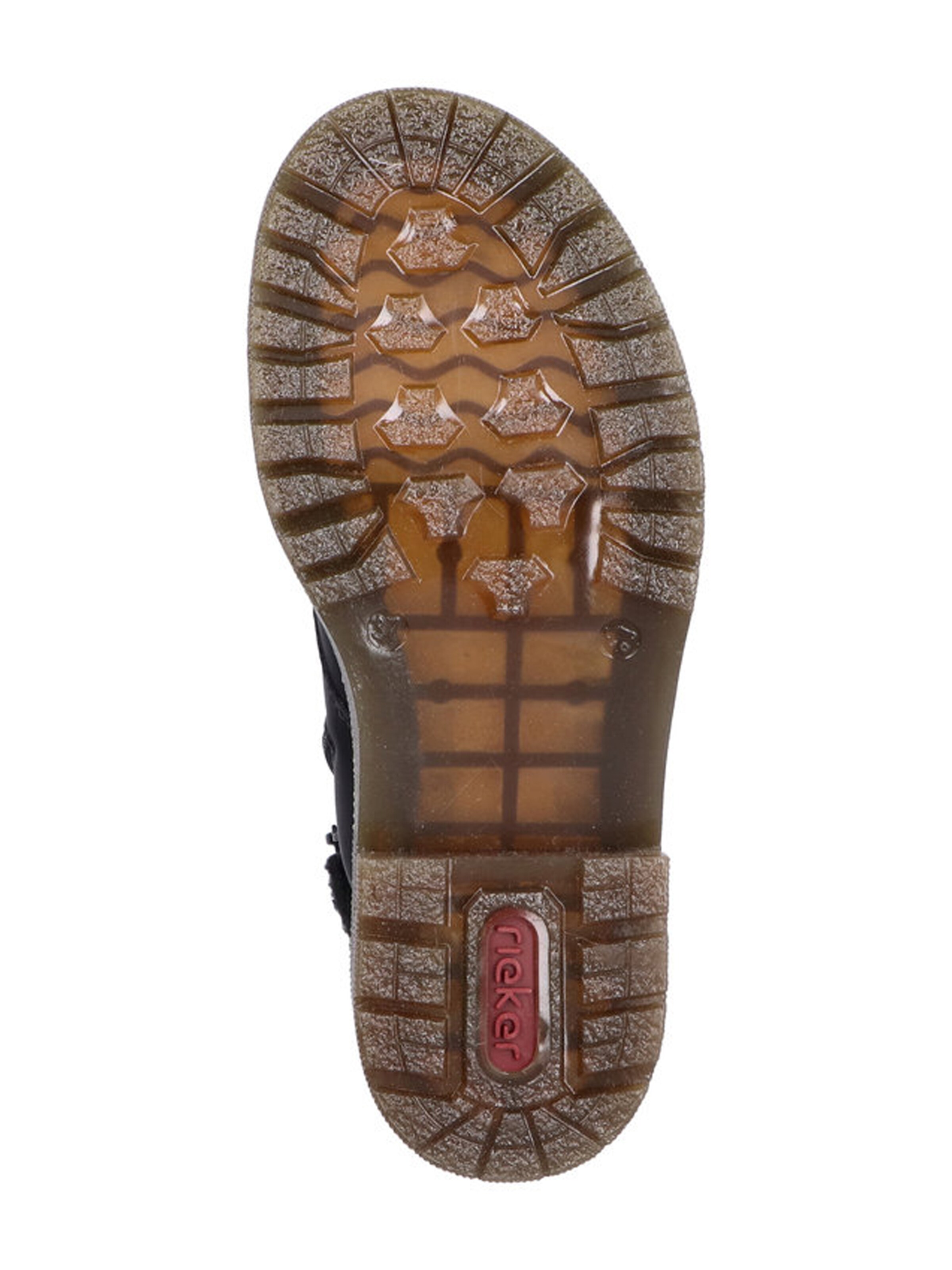 Rieker Lace-Up Ankle Boots in Black