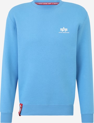 ALPHA INDUSTRIES Μπλούζα φούτερ σε μπλε: μπροστά