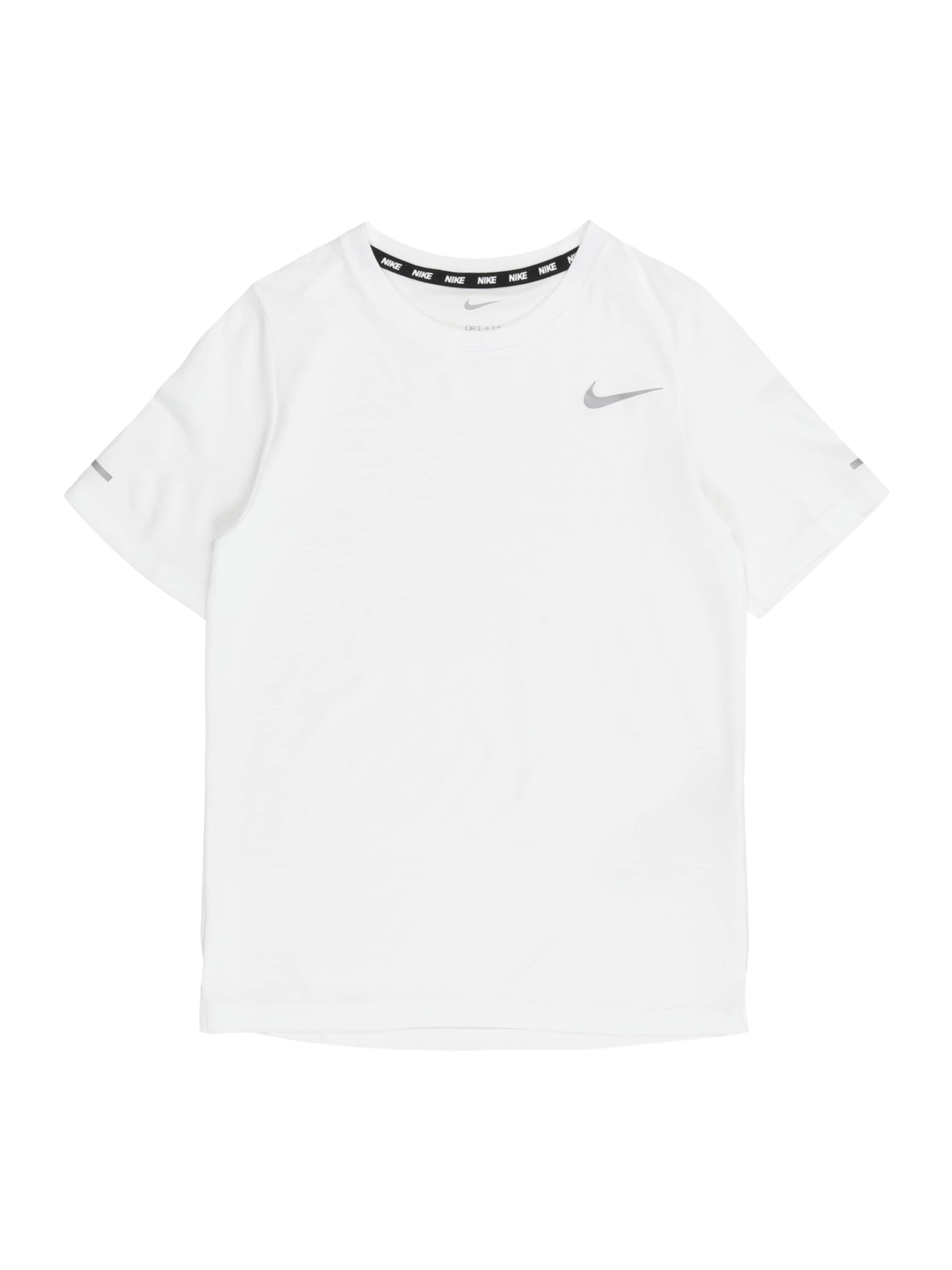 NIKE Функциональная футболка 'Miler' в Белый: спереди