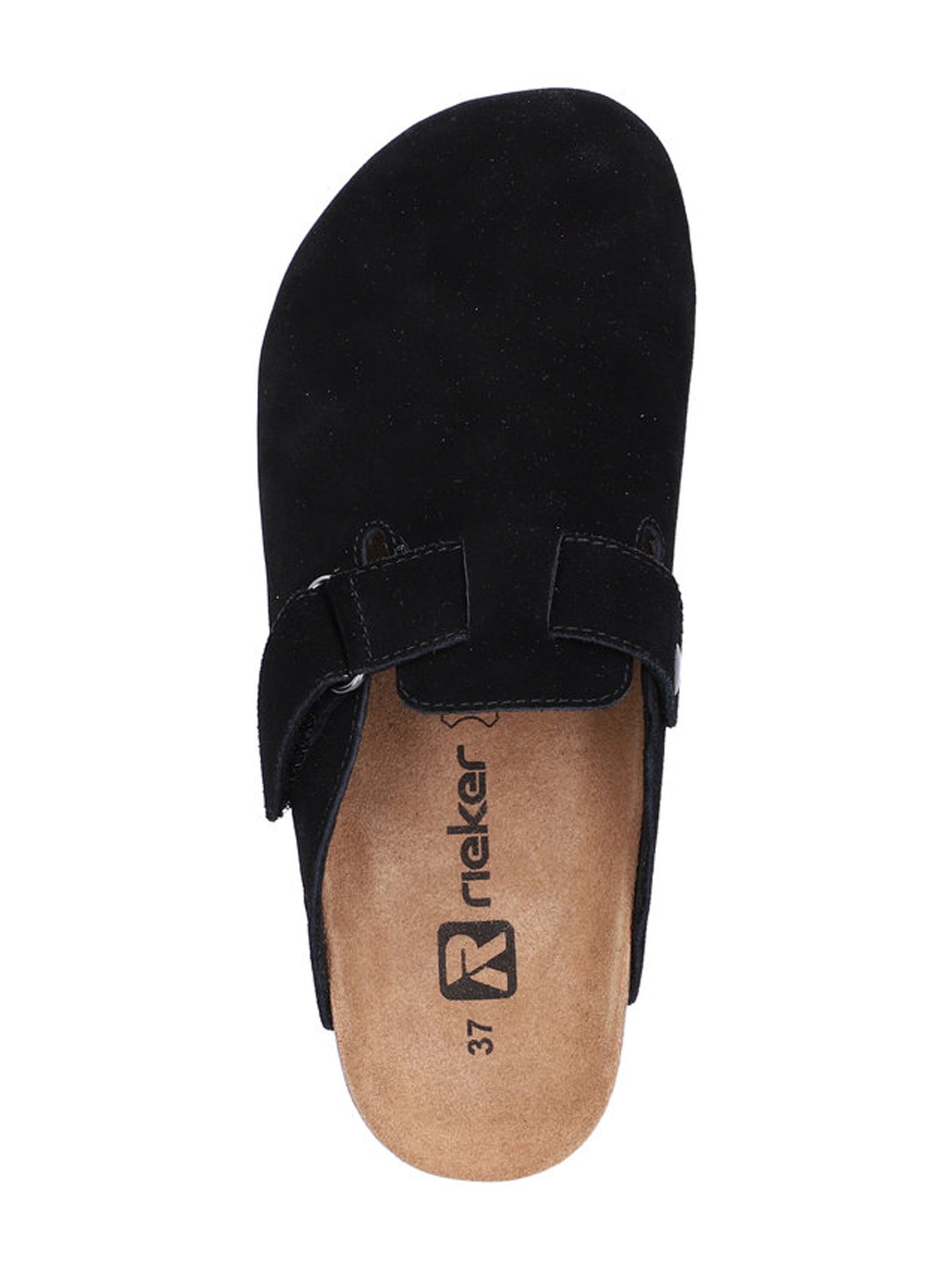 Rieker Muiltjes in Zwart