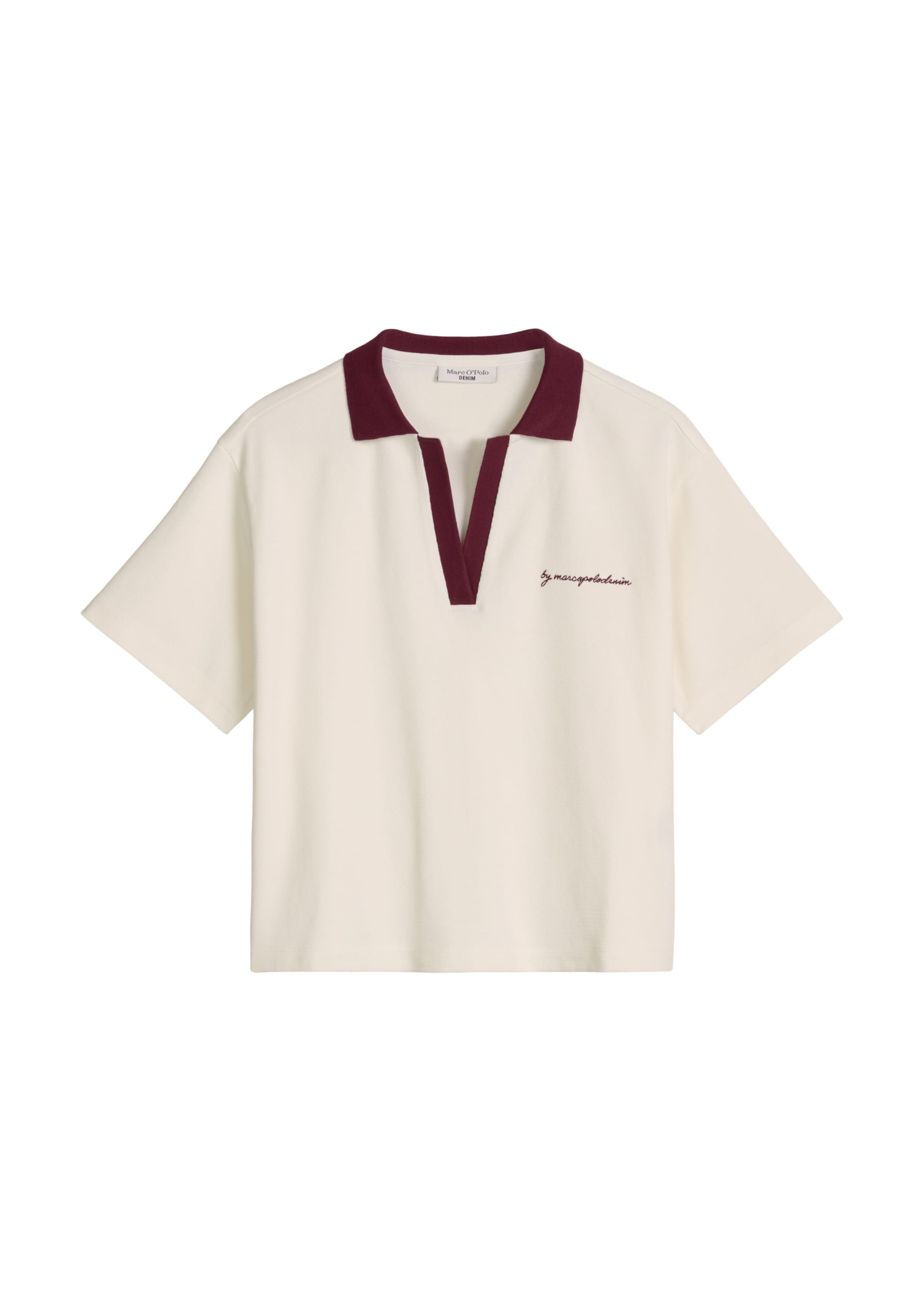 T-shirt Marc O'Polo DENIM en blanc : devant