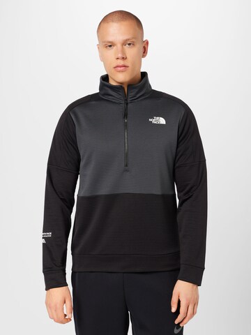 THE NORTH FACE - Jersey deportivo en negro: frente