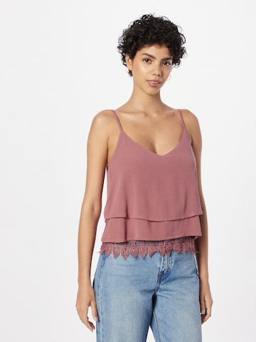 ABOUT YOU Top 'Ledora' in Pink: front