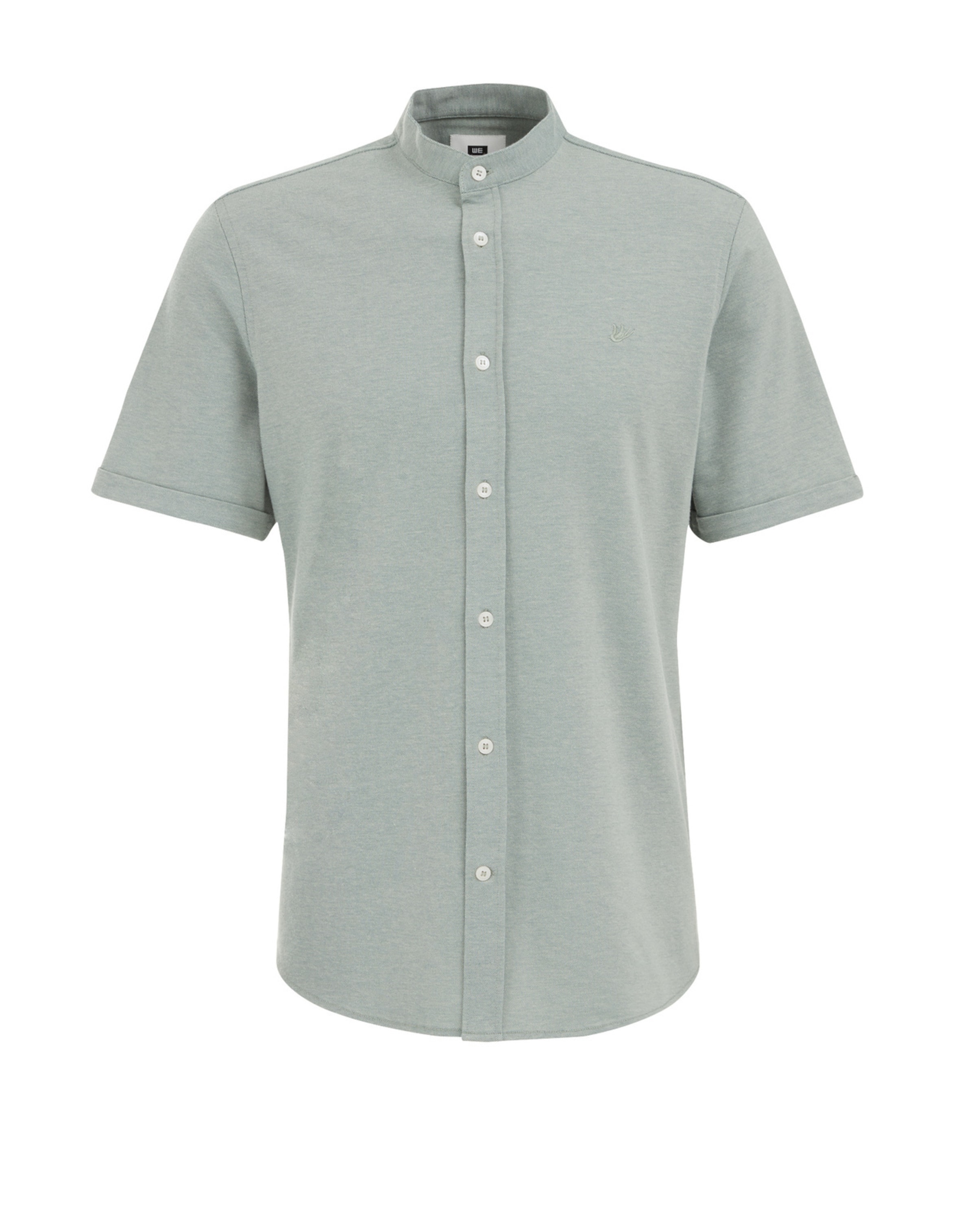 WE Fashion Kitsas lõige Triiksärk, värv roheline: eest vaates