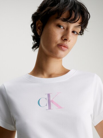 T-shirt Calvin Klein Jeans en blanc