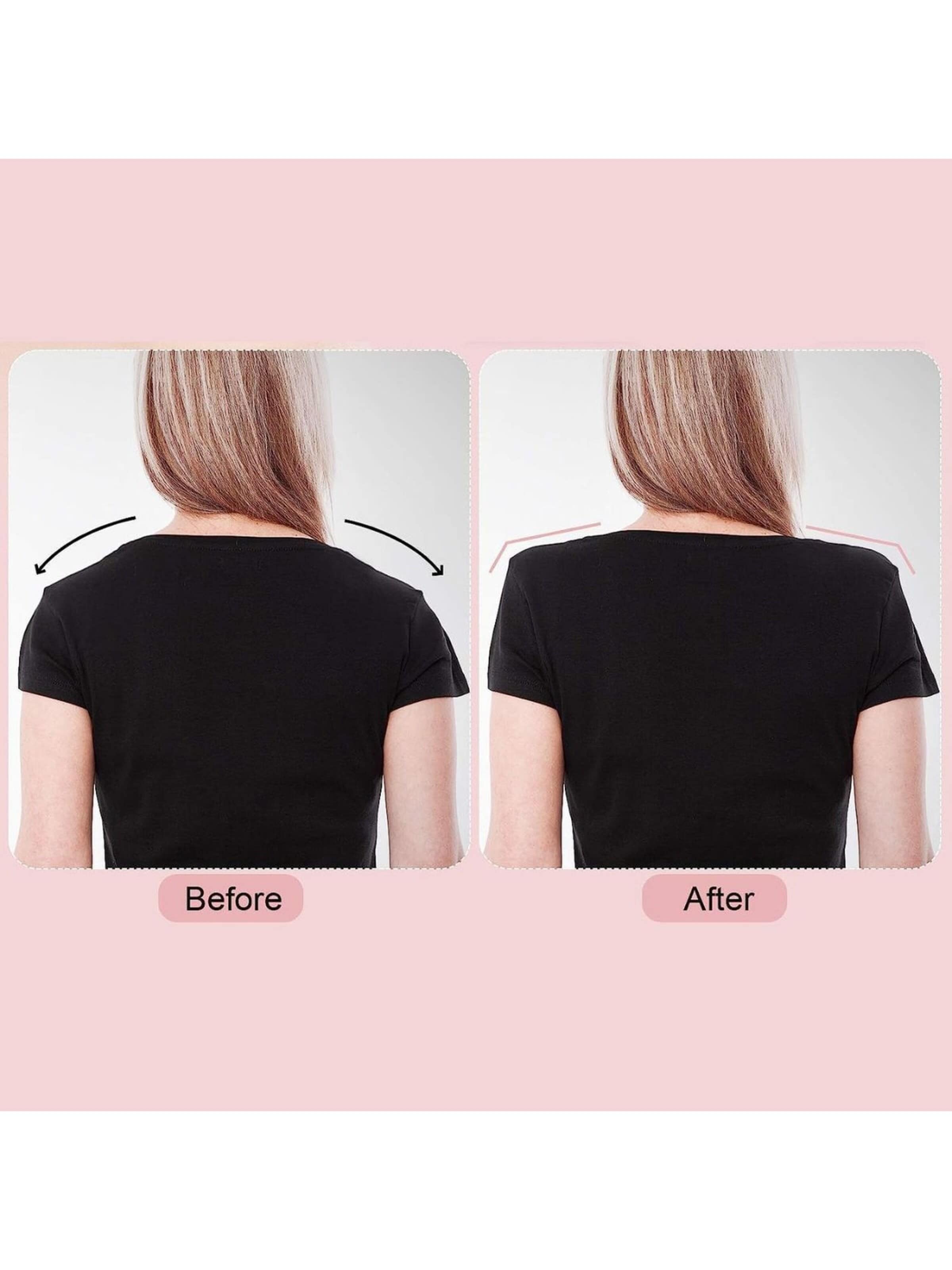 UNIQ Beauty - Acessório de soutien 'Foam Shoulder Cushions – Soft Silhouette Shaping Pads (Black, 10x8 cm)' em bege