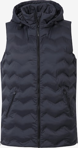 Ulla Popken Weste 'HYPRAR' in Blau: Vorderseite