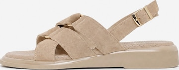 Derimod - Sandalias en beige: frente